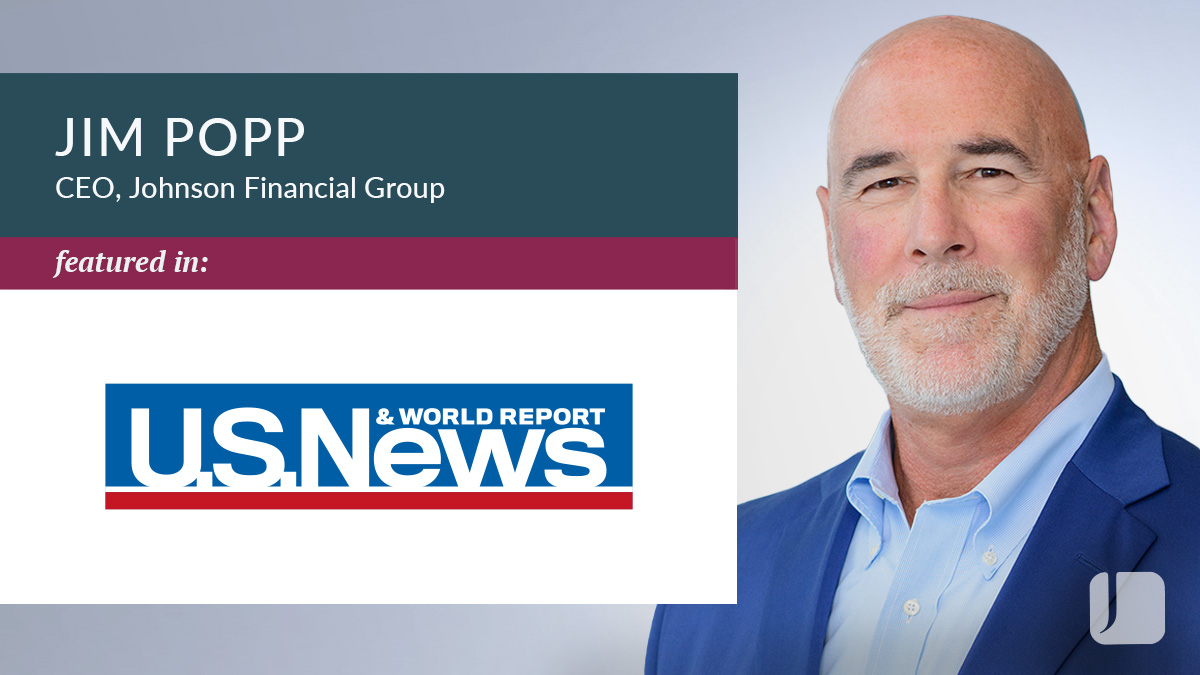 Jim Popp and the US News logo.