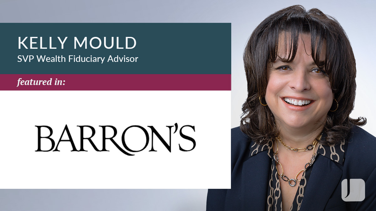 Kelly Mould and the Barron's logo.