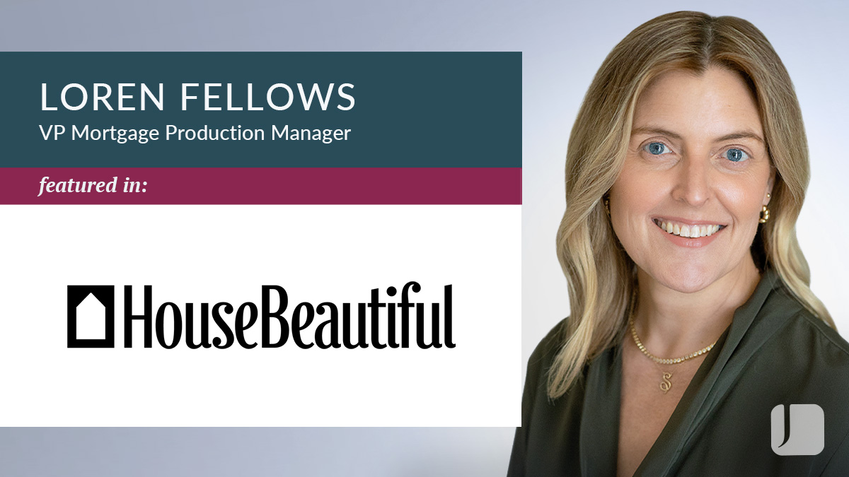 Loren Fellows Headshot next to Home Beautiful.