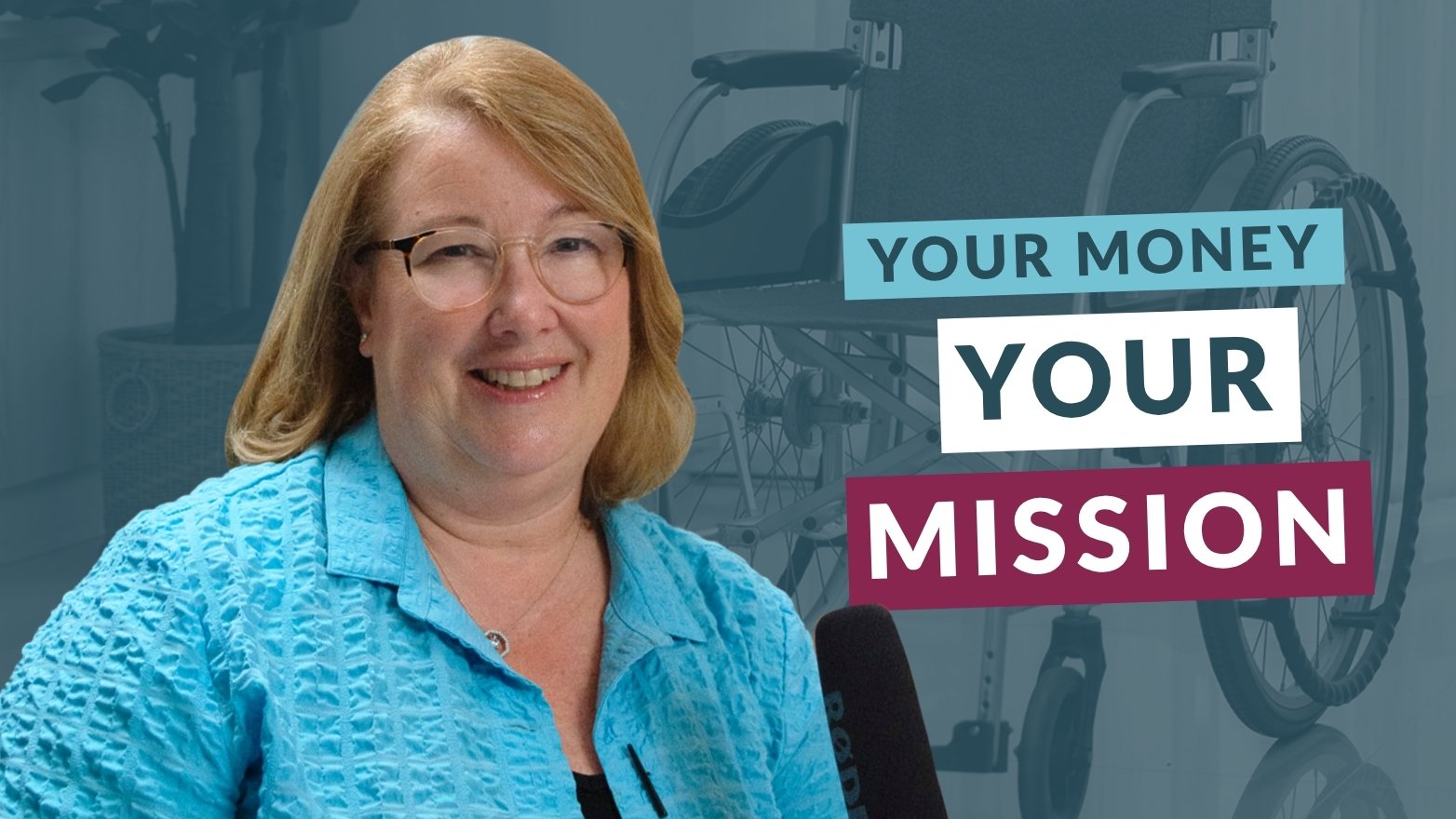 Jennifer Eastman next to the Your Money. Your Mission. logo.